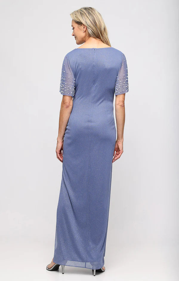 Gracie Empire Waist Glitter Mesh Dress. Style ALE8133119