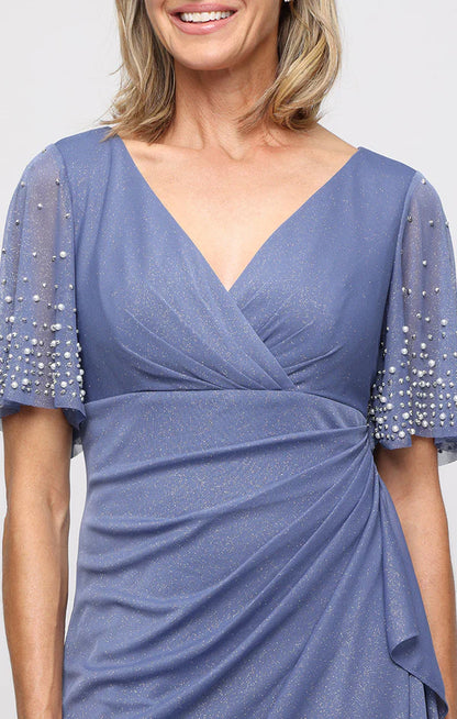 Gracie Empire Waist Glitter Mesh Dress. Style ALE8133119