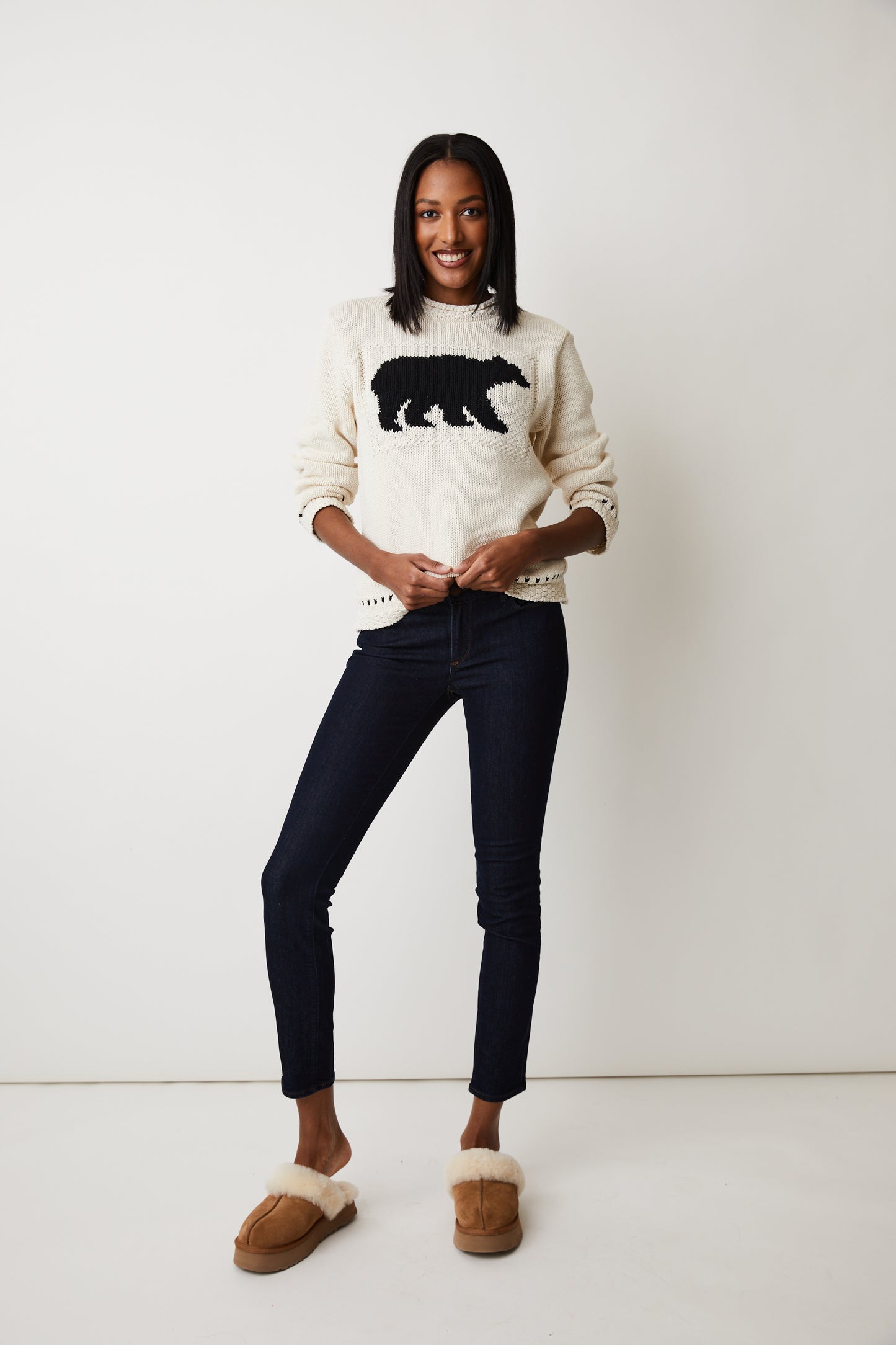 Laurentian Bear Knit Sweater in Multiple Colours. Style PH83254