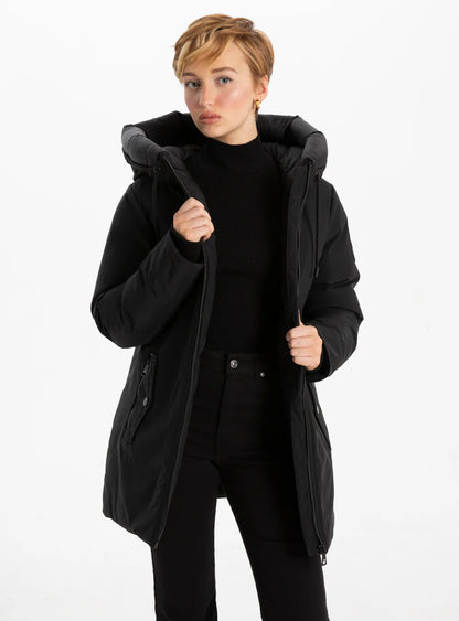 Agnes Modern Hooded Parka. Style PZ8368506