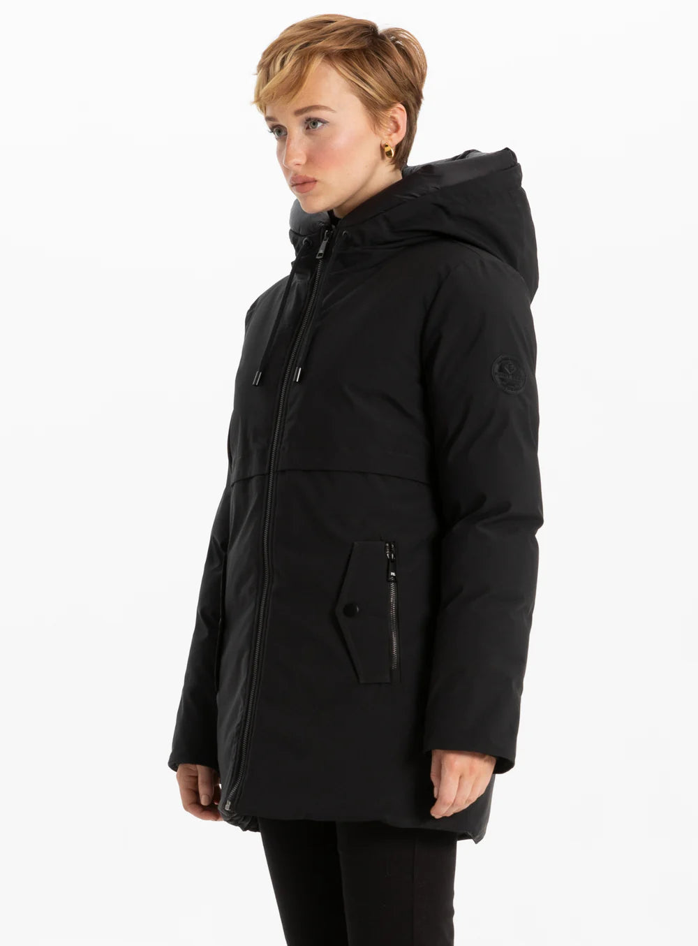 Agnes Modern Hooded Parka. Style PZ8368506