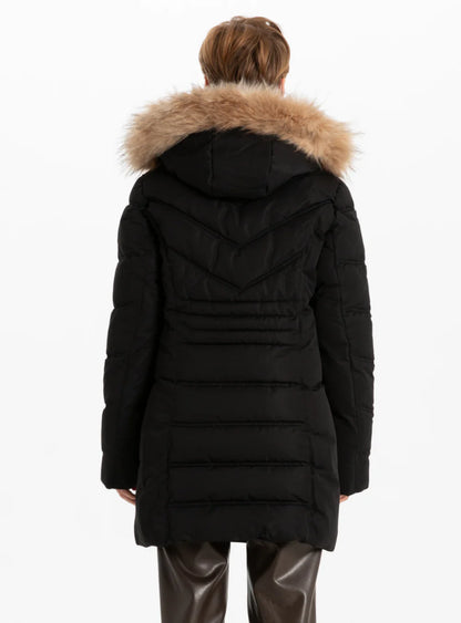 Minerva Chevron Quilted Parka. Style PZ8368507