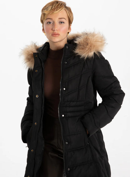 Minerva Chevron Quilted Parka. Style PZ8368507