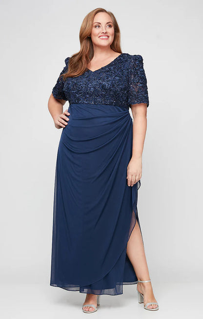 Rebecca Puff Sleeve Detail Dress. Style ALE84122633