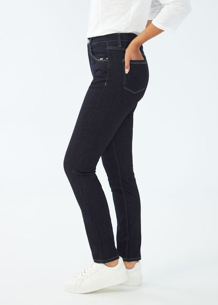 Petite Suzanne Slim Leg Jean in Chambray or Twilight. Style FD8705630