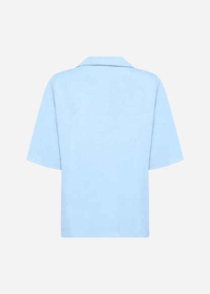 Short Sleeve 1/3 Zip Collared Top. Style SOYA27533