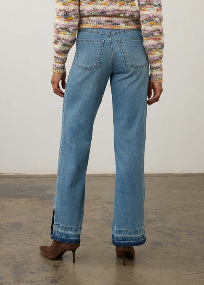 Suzanne Straight Leg Undone & Slitted Hem Jeans. Style FD6916843