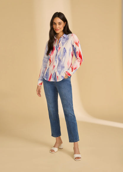 Pull-On Straight Leg Ankle Length Jean. Style FD2442669