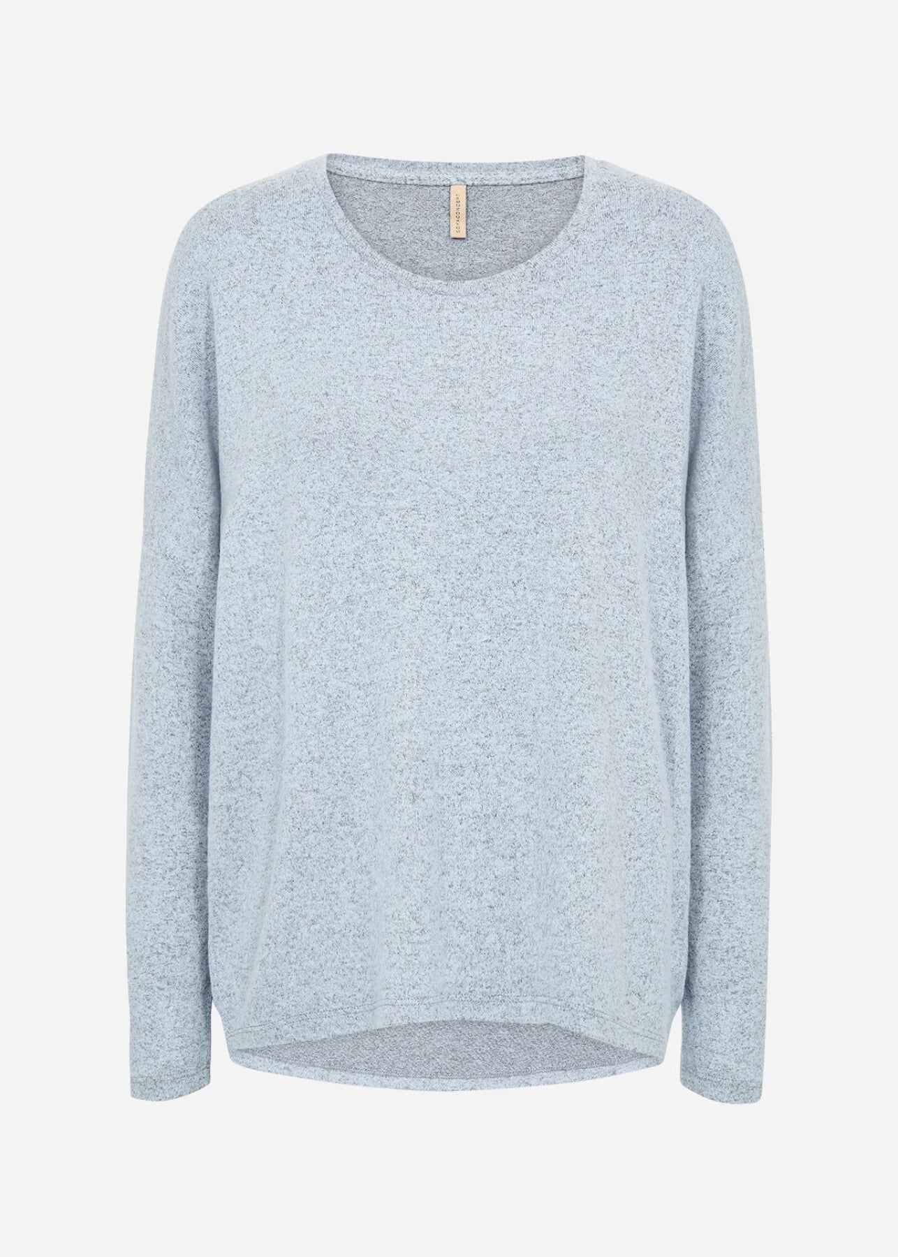 Long Sleeve Round Neck Drop Shoulder Top. Style SOYA24788