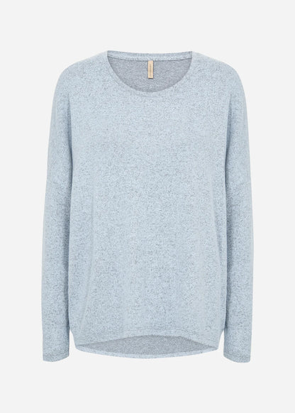 Long Sleeve Round Neck Drop Shoulder Top. Style SOYA24788