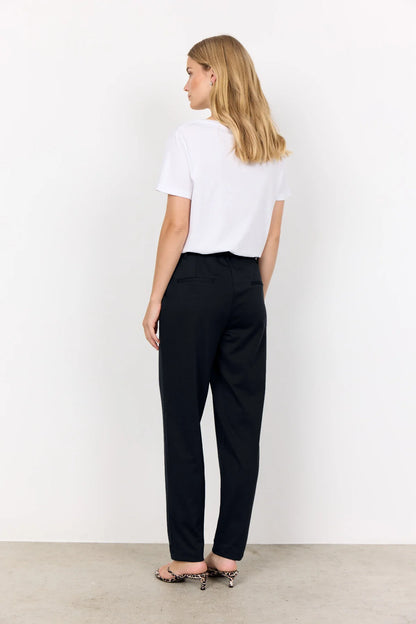Basic Cotton Short Sleeve Round Neck Top. Style SOYA25689