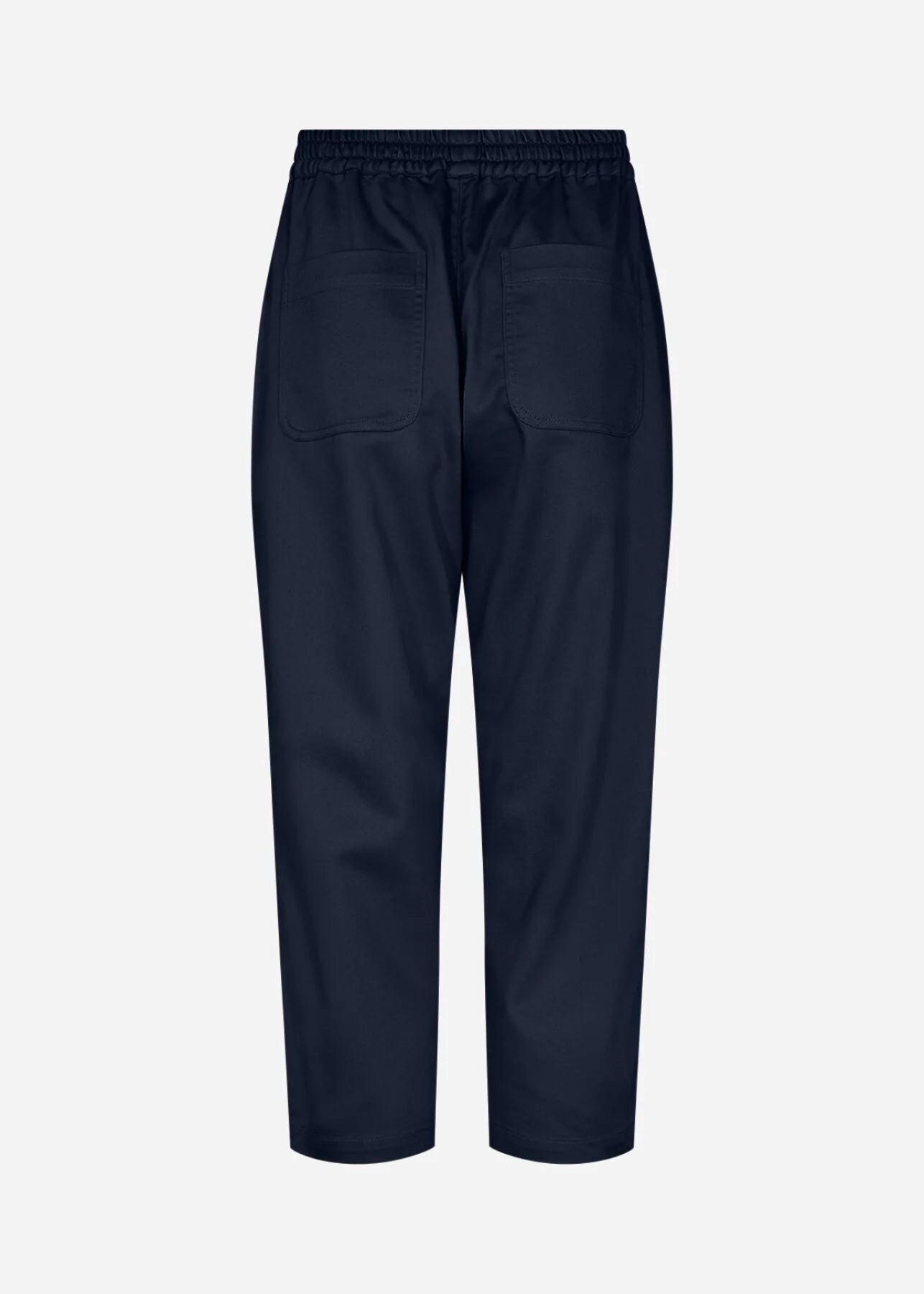 Pull-On Elastic Waist Solid Colour Cropped Pant. Style SOYA18042