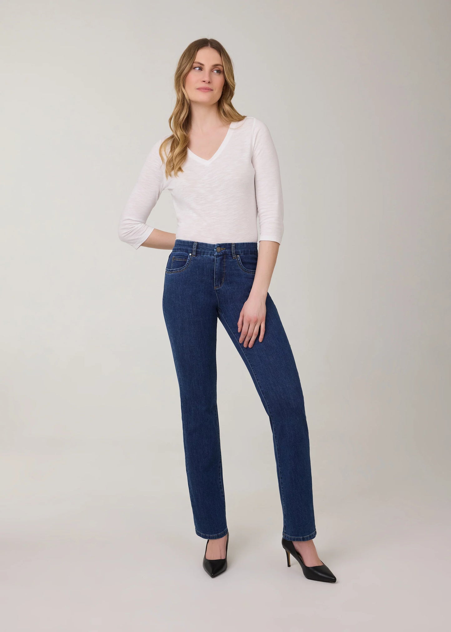 Christina Straight Leg Jean. Style FD5189250
