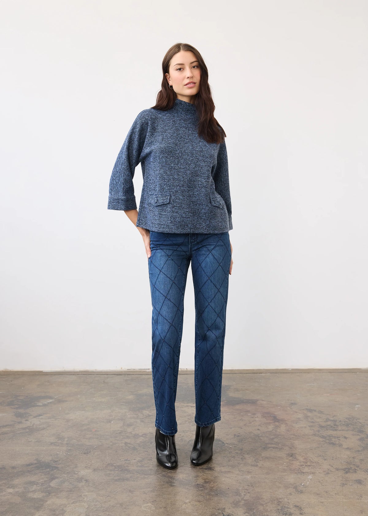 Boatneck Raglan Sleeve Sweater. Style FD3798959