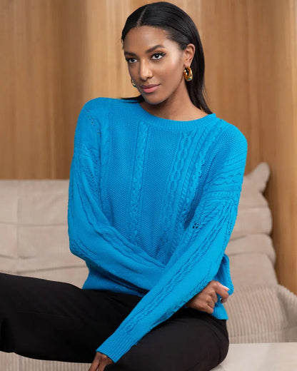 Knit Long Sleeve Bright Colour Sweater. Style ALSA46072