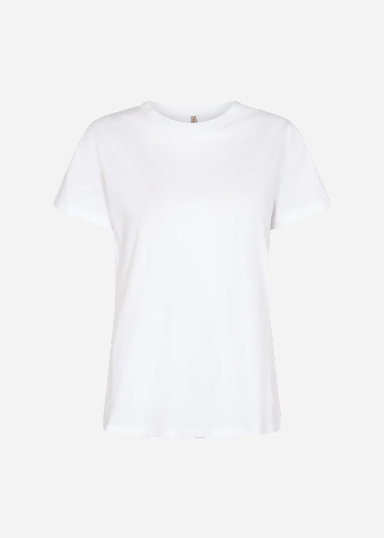 Basic Cotton Short Sleeve Round Neck Top. Style SOYA25689