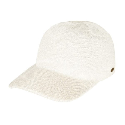 Sequined Small Crochet Baseball Hat. Style MODBAH-0001