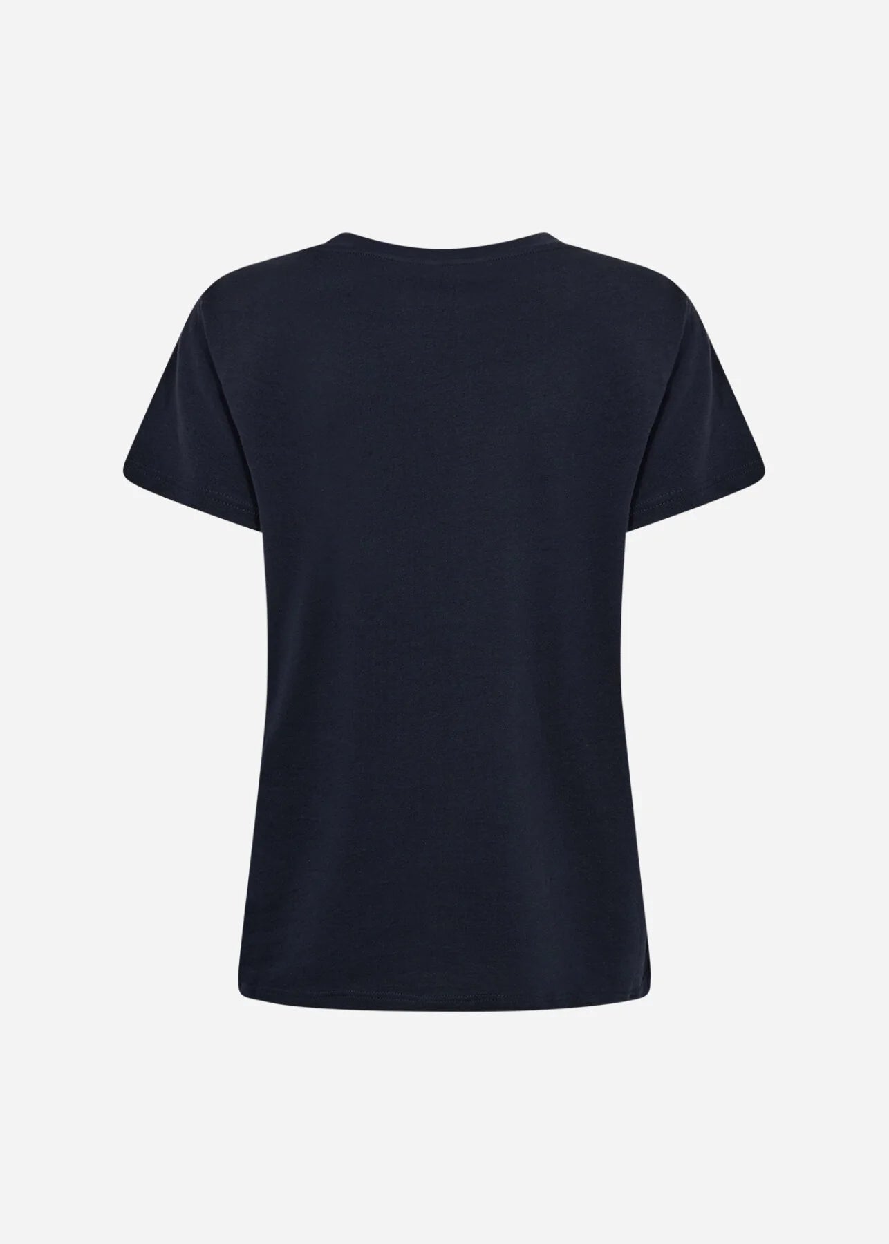 Basic Cotton Short Sleeve Round Neck Top. Style SOYA25689