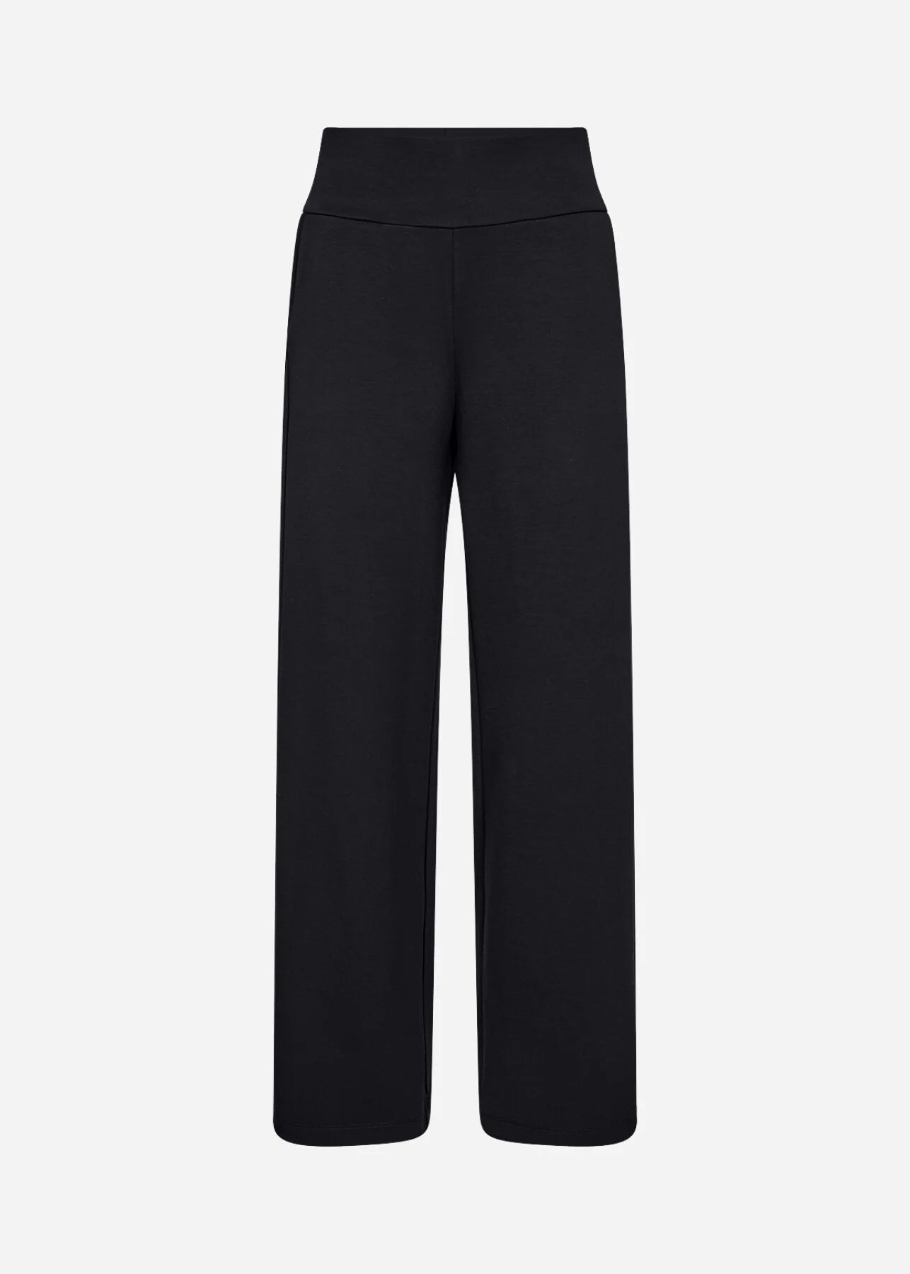 Soft Black High Waist Straight Leg Pant. Style SOYA27430