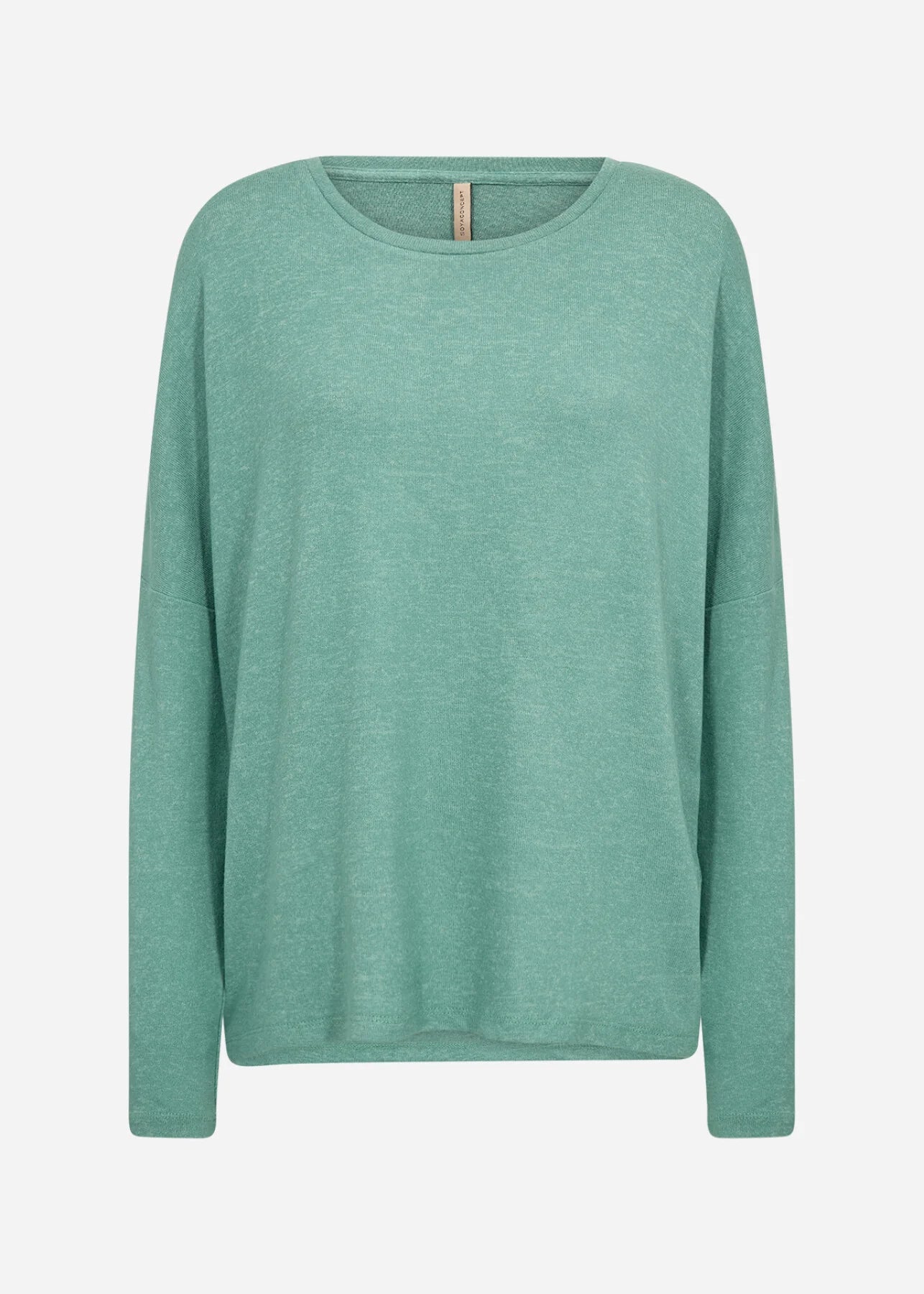 Long Sleeve Round Neck Drop Shoulder Top. Style SOYA24788