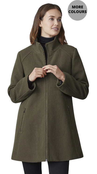 Marie A-Line Wool Coat. Style JUN2617