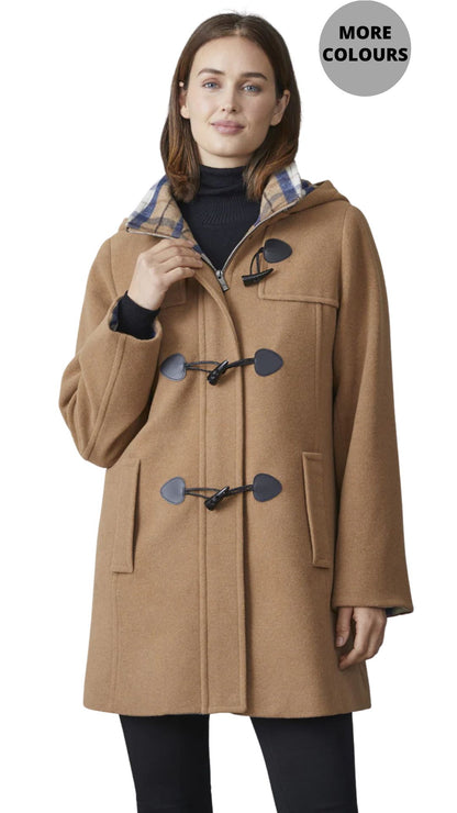 Kaya Wool Blend Toggle Button Coat. Style JUN2612