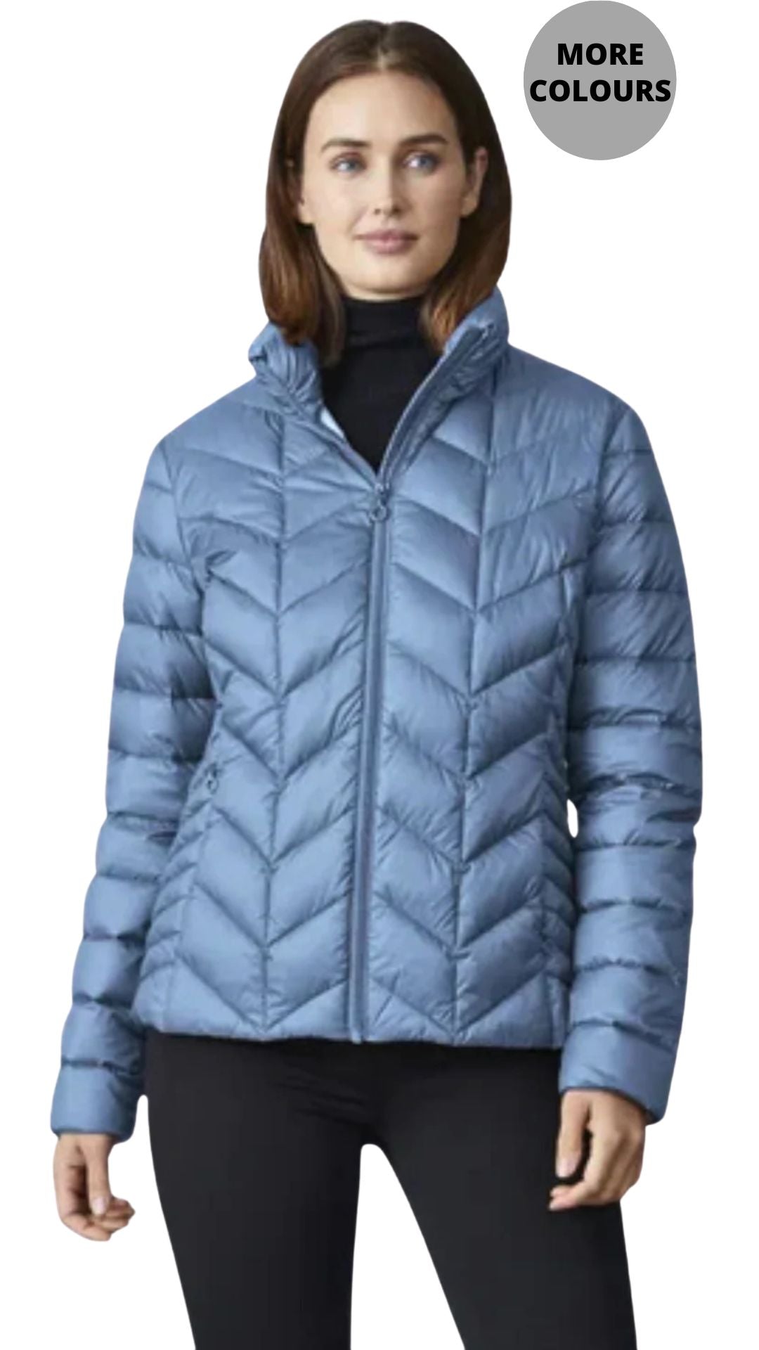 Daisy Cheveron Quilted Puffer Jacket. Style JUN2040