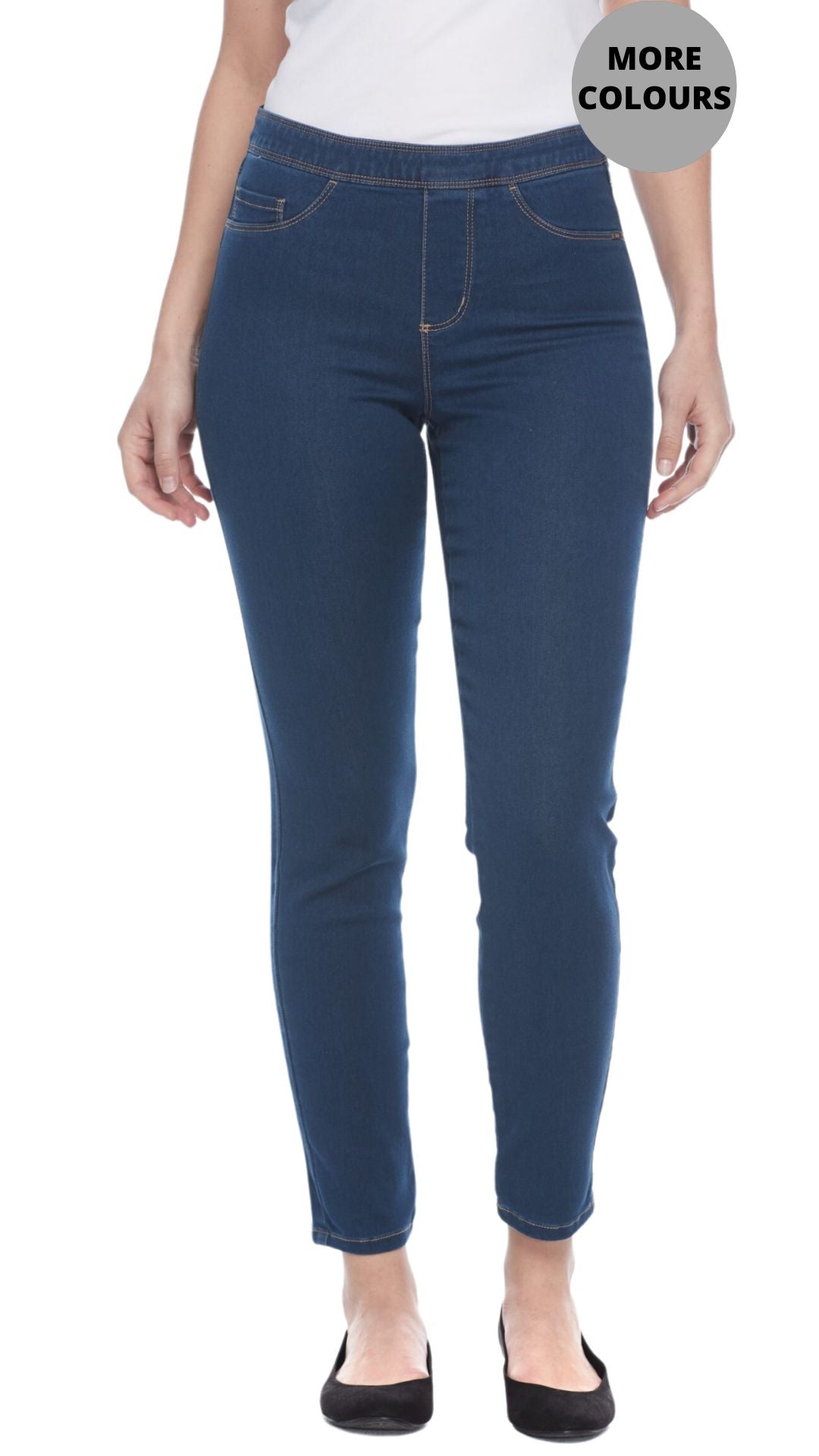 Pull On Stretch Ankle Jean. Style FD273906N