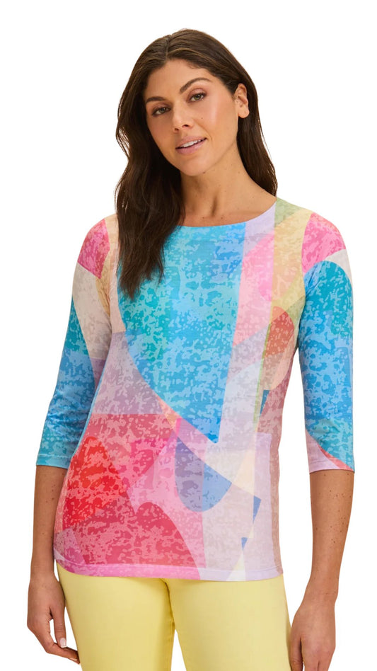 'Spring Awakening' 3/4 Sleeve Top. Style FD3446844