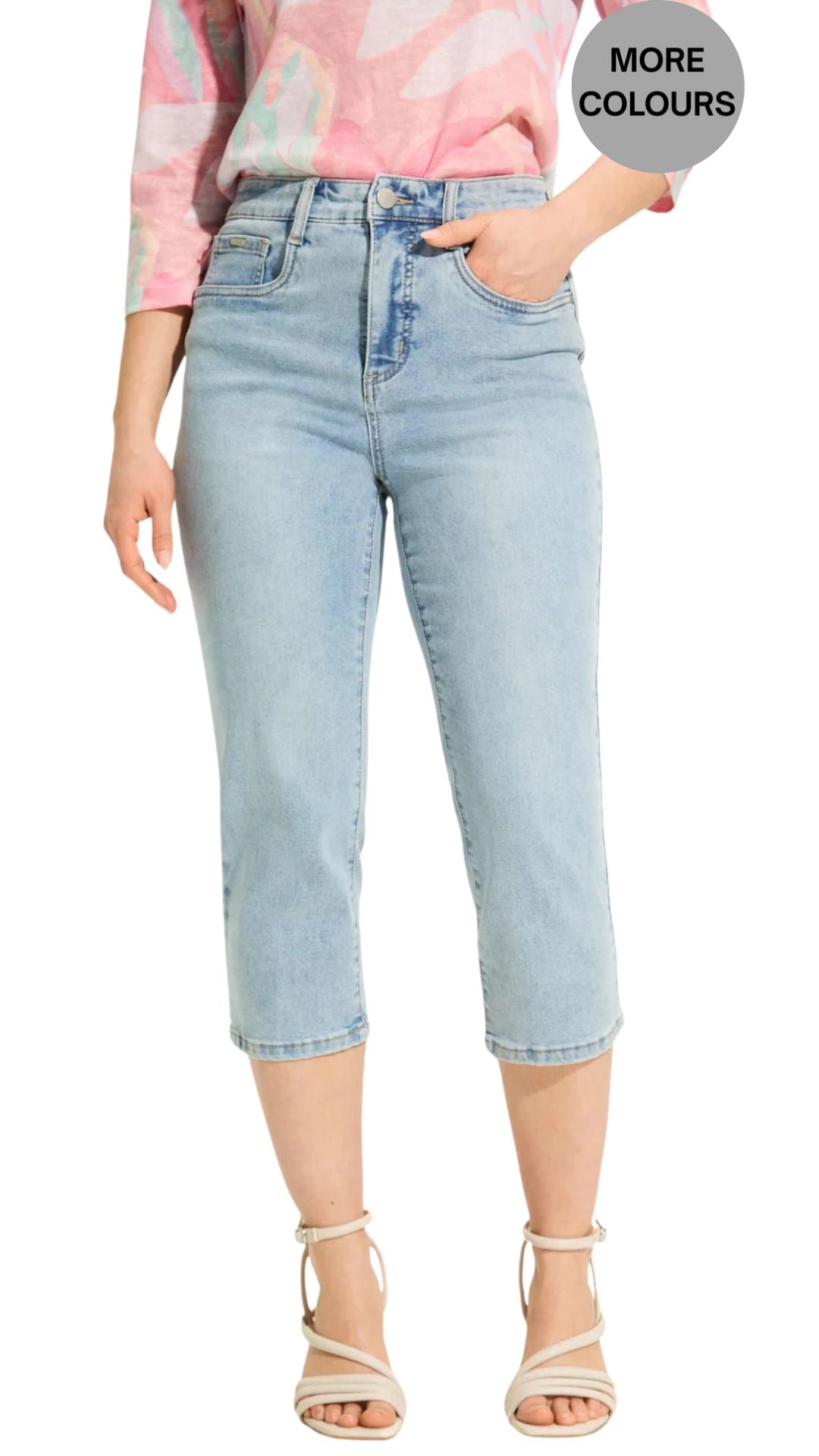Suzanne Striaght Leg Capri. Style FD6970115