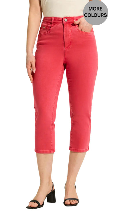 Suzanne Slim Leg Stretch Denim Capri. Style FD6934511