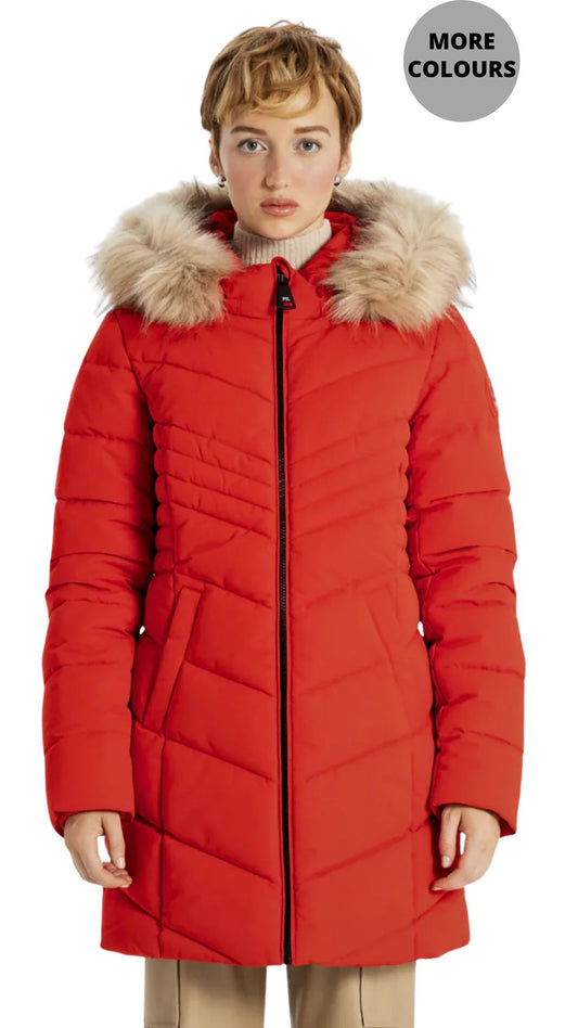 Arnetta Zip Front Hooded Outerwear. Style PZ8368528