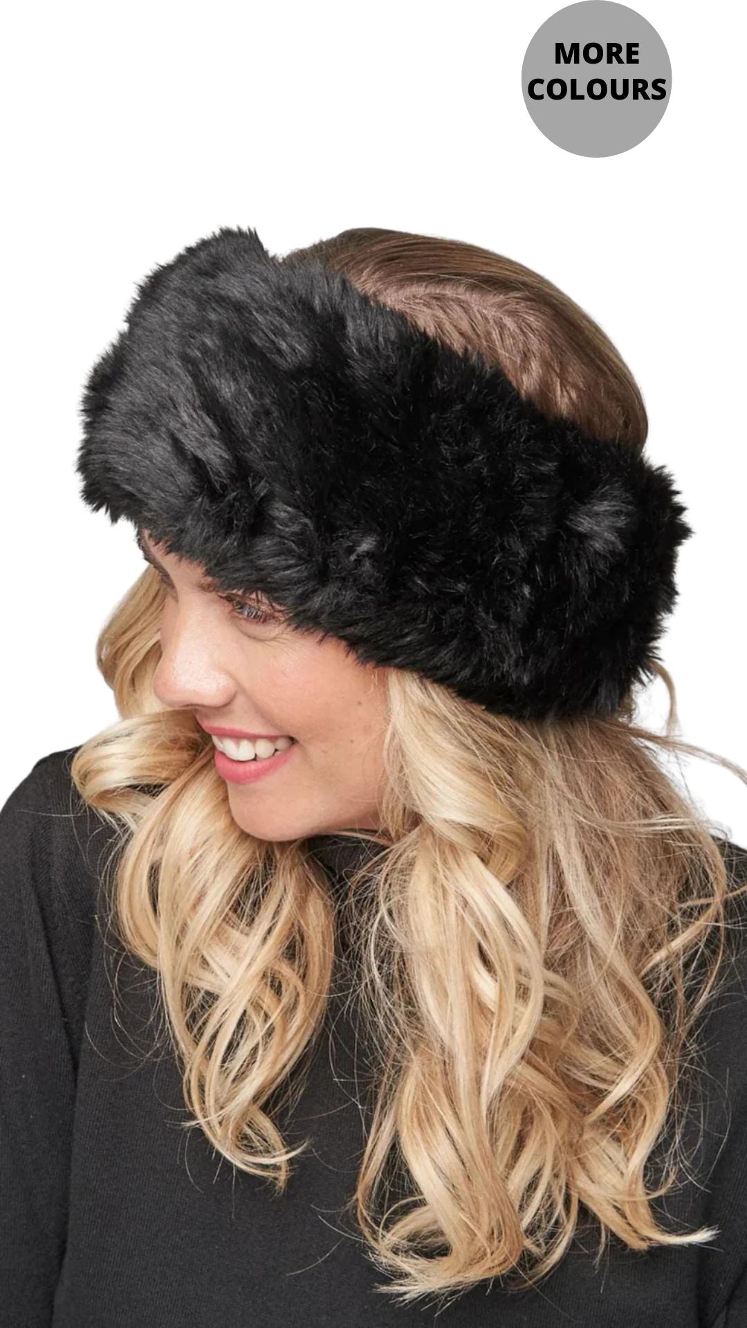 Haley Faux Fur Headband. Style PH23260