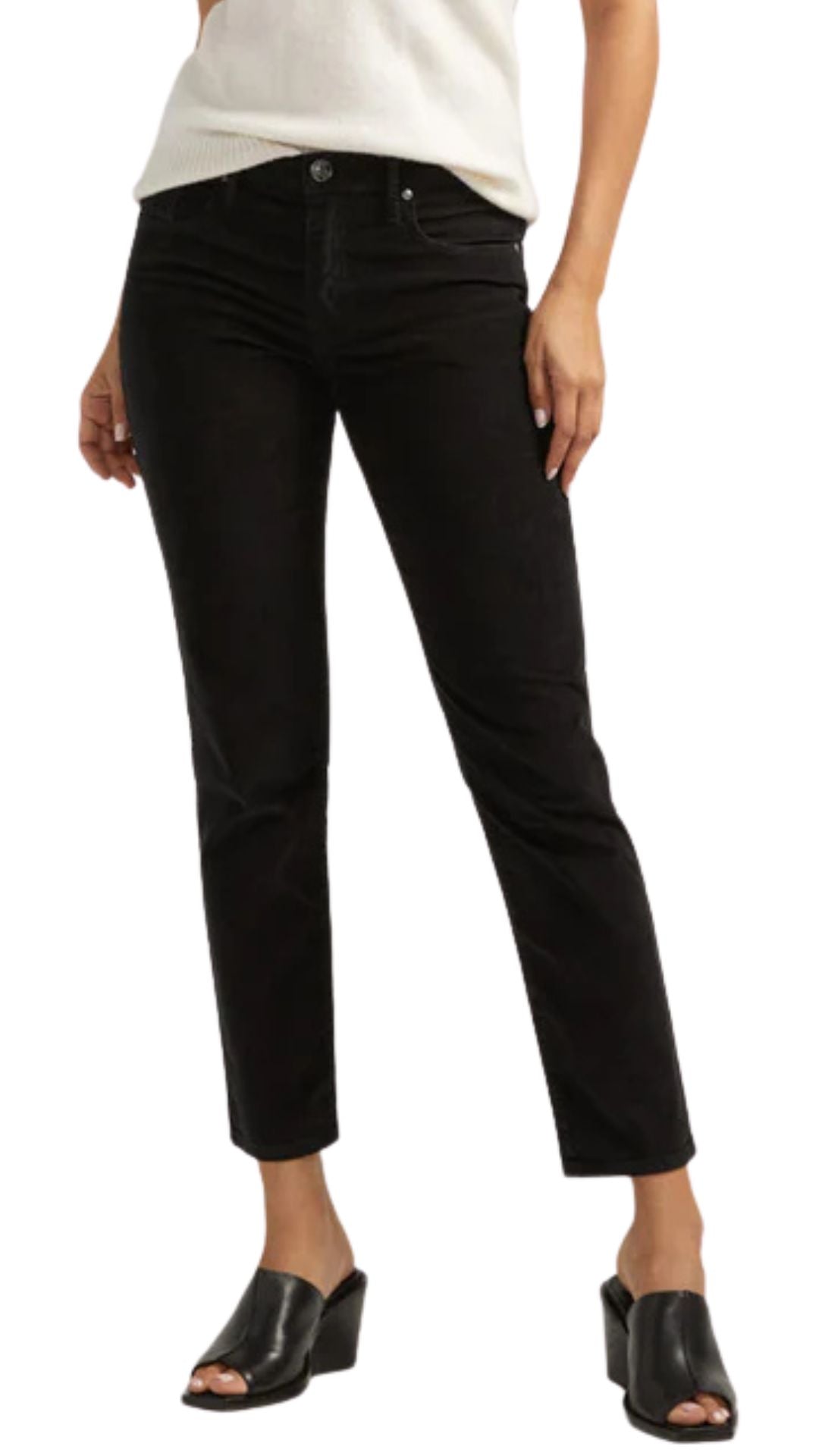 Cassie Mid Rise Slim Straight Corduroy Pant. Style JAGJ2940VSC624