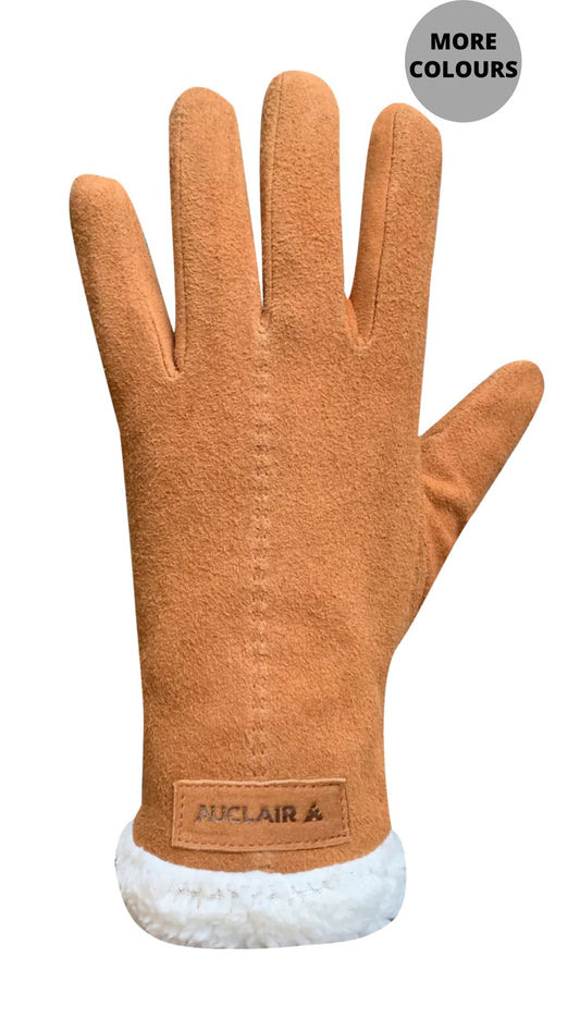 Deer Suede Manon Gloves. Style PG73038