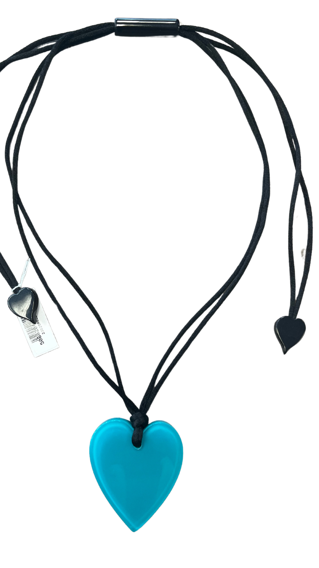 Colourful Statement Collection - Small Turquoise Heart Necklace. Style 50602049226Q00