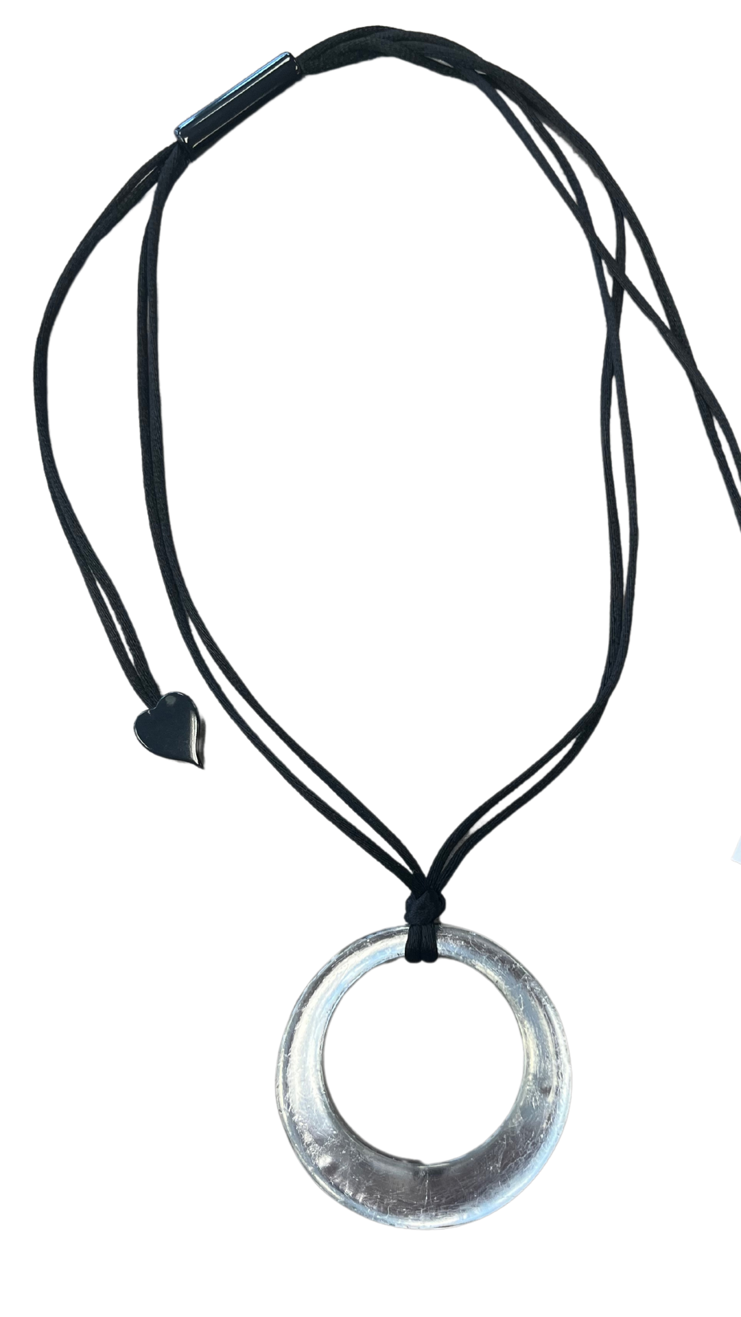 Precious Collection - Silver Pendant Resin Necklace. Style 1000217S000Q00