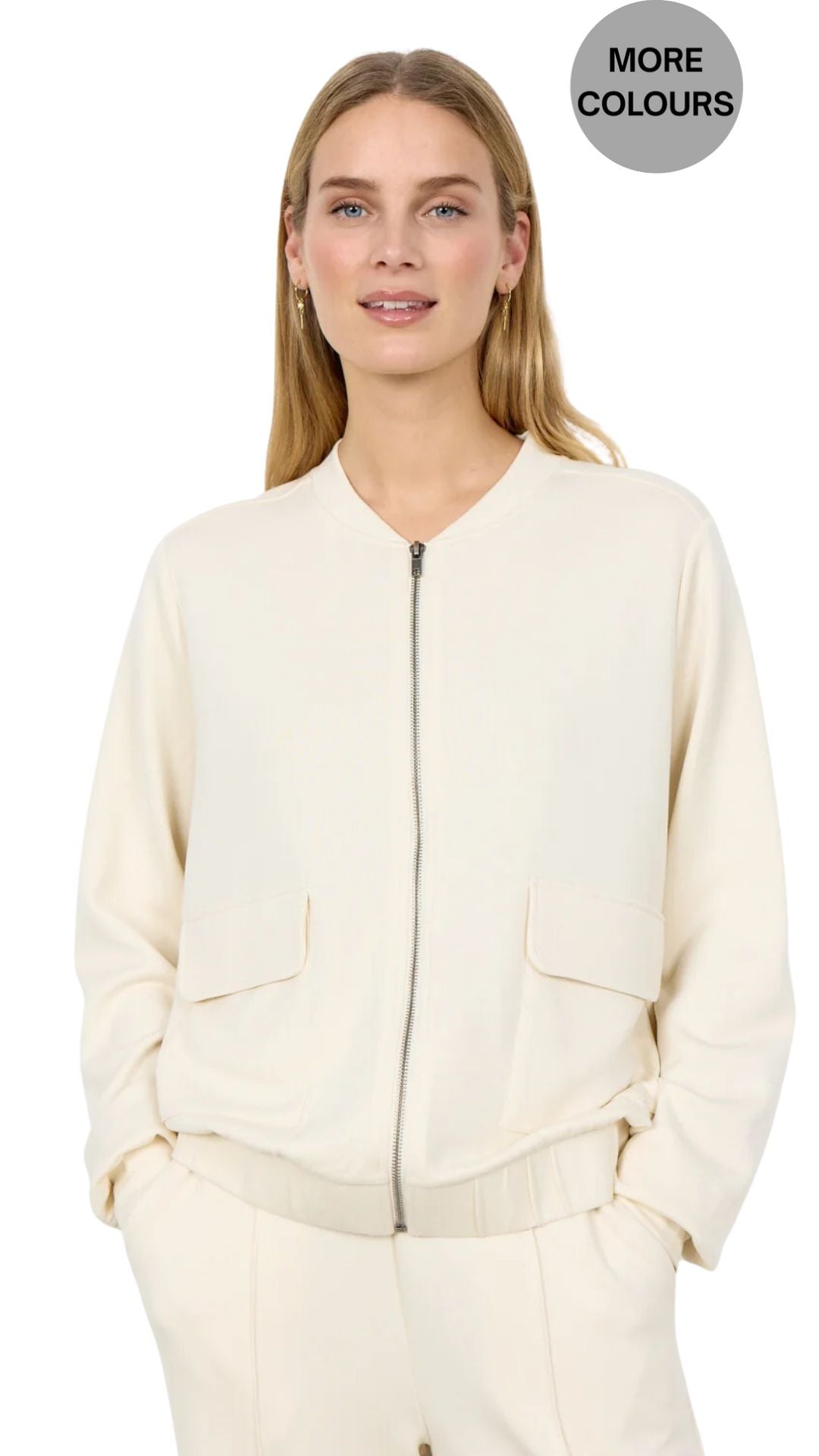 Zip Up Bomber Style Jacket. Style SOYA27536