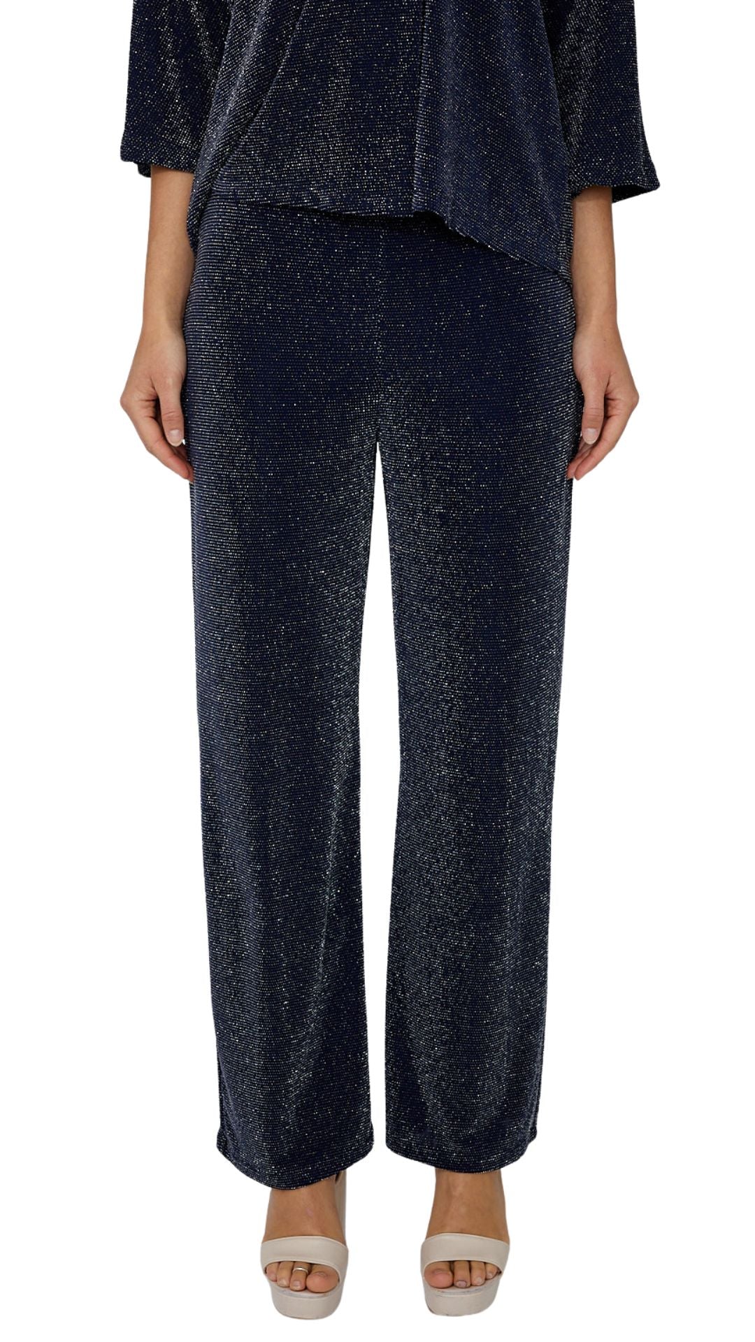 Glitter Pull-On Straight Leg Pant. Style FL268227