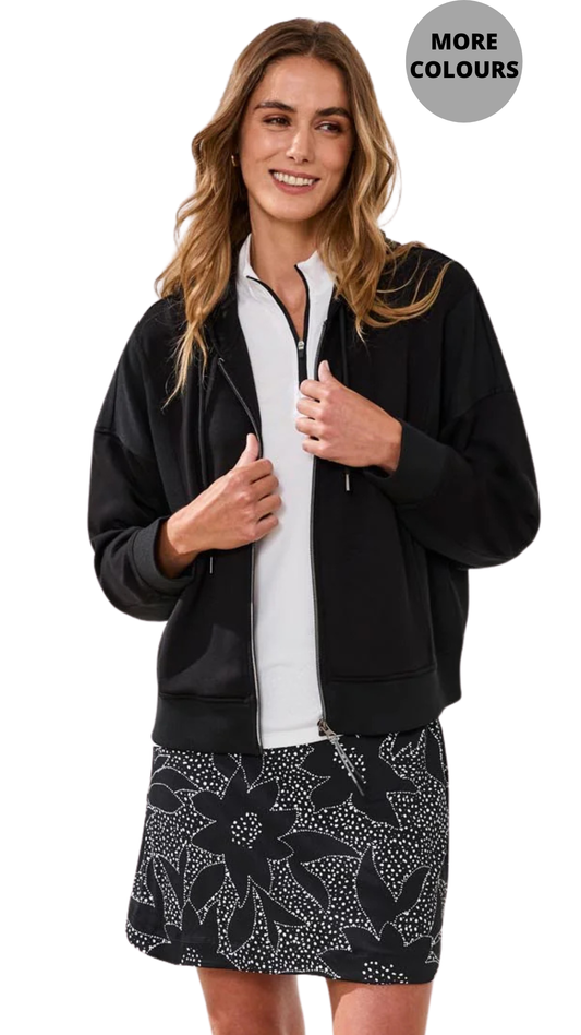 Hooded Zip Up Soft Lightweight Sweater. Style TR3017O-3390