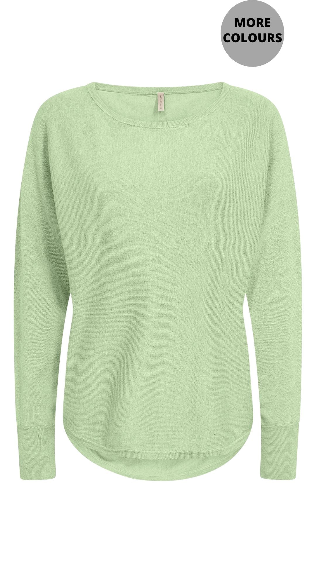 Buttons Down Back Raglan Sleeve Top. Style SOYA32957