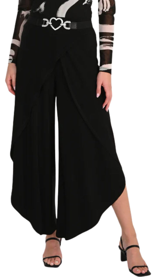 Wrap Front Pull-On Wide Leg Pant. Style FL266004