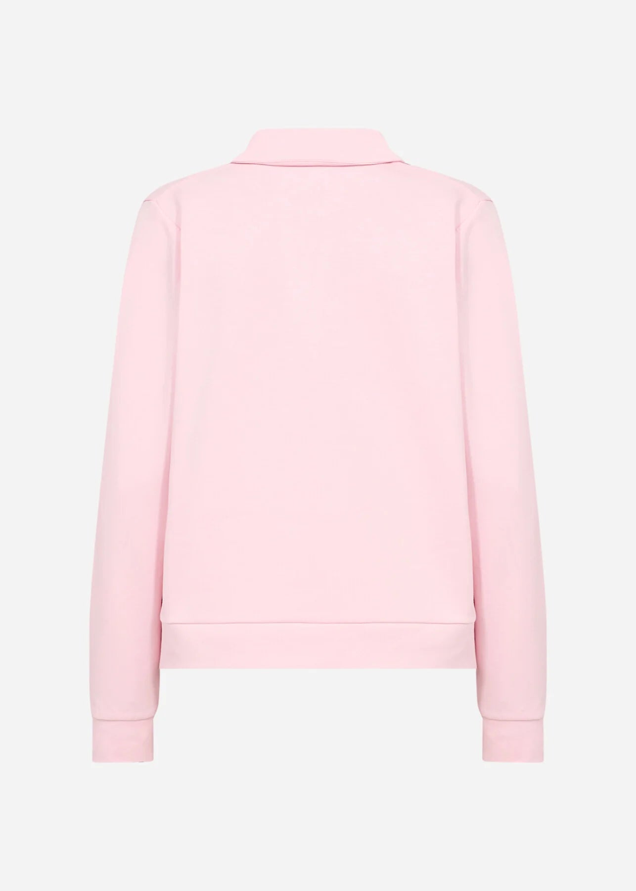 Long Sleeve Polo Style Pink Top. Style SOYA27435