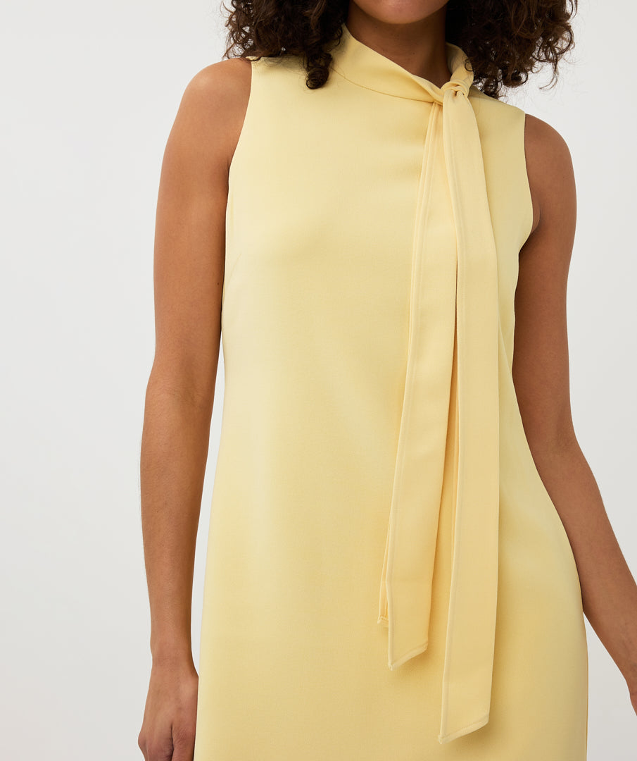 Tie Neck Shift Dress. Style ESQSP2510013