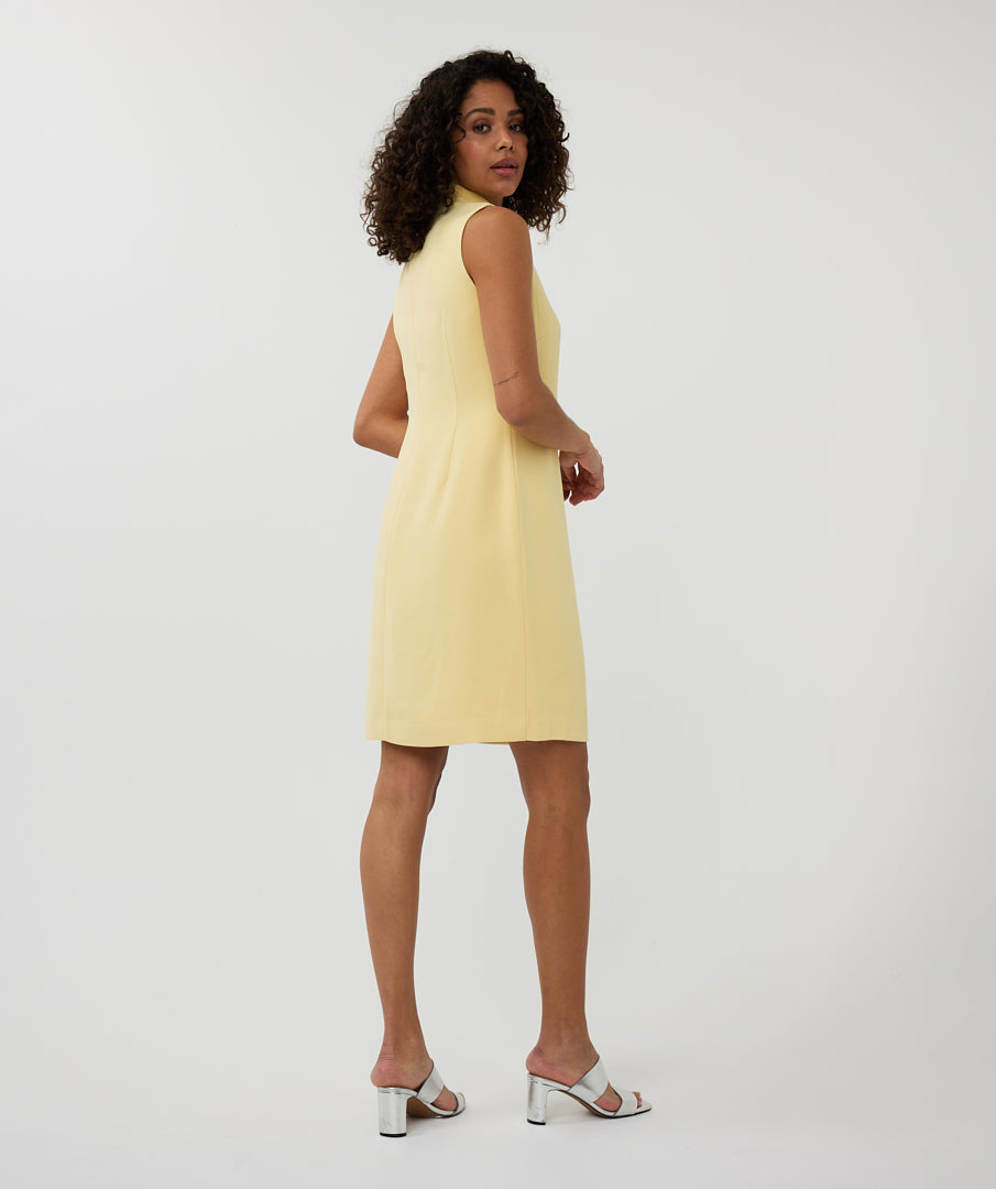 Tie Neck Shift Dress. Style ESQSP2510013