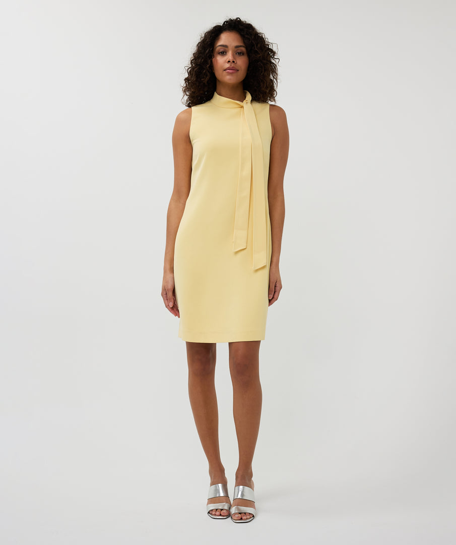 Tie Neck Shift Dress. Style ESQSP2510013