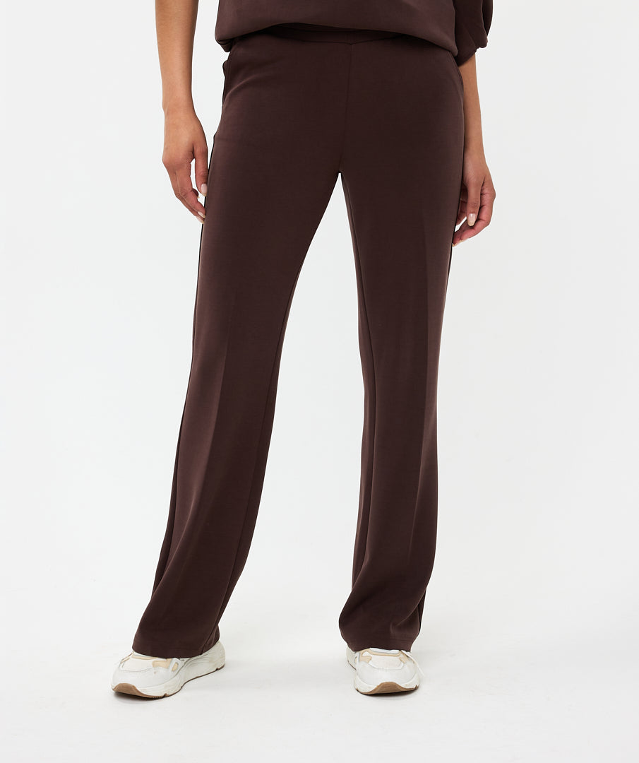 Buttery Soft Modal Flared Pant. Style ESQF2405506