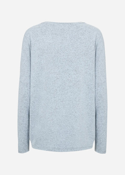 Long Sleeve Round Neck Drop Shoulder Top. Style SOYA24788