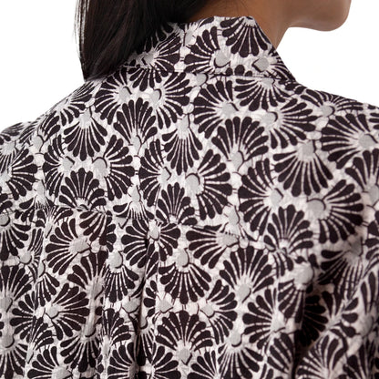 Sorrento Drop Shoulder Button Down Top. Style AVJ316282