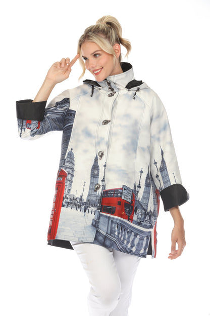 Reversible London Scene Spring Jacket. Style OPAJ5240RW-1